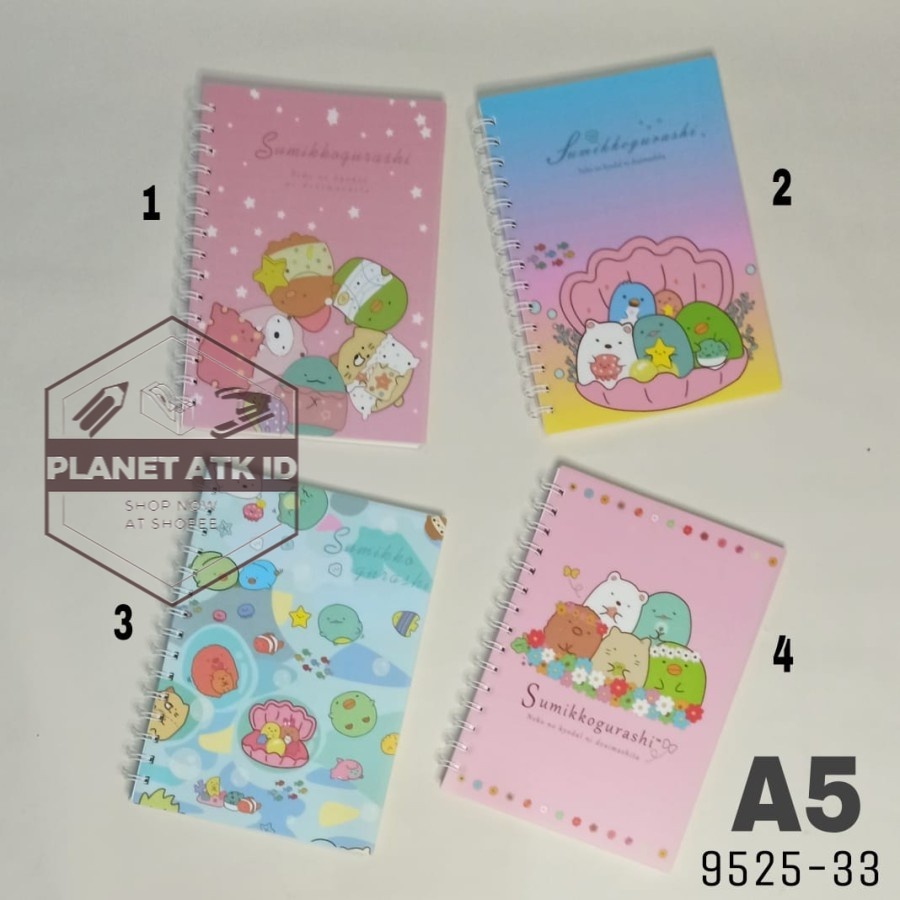 

Notebook Spiral A5-70Lbr/Buku Spiral/Ring Book/Diary/Agenda/Jurnal