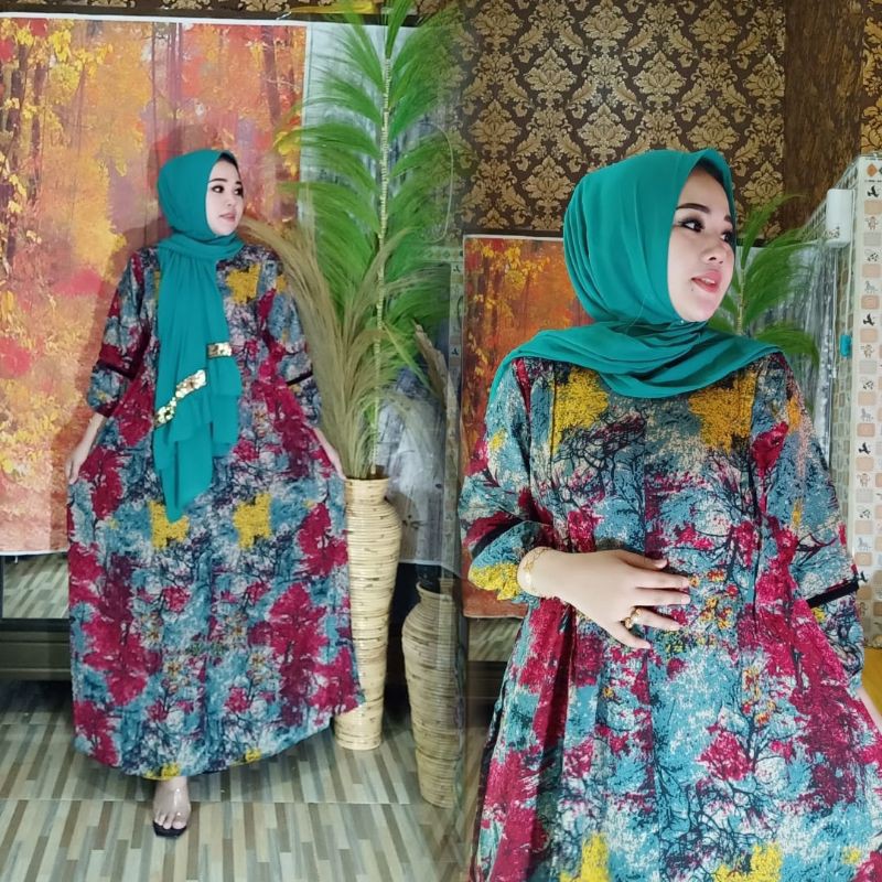 dress katun linen