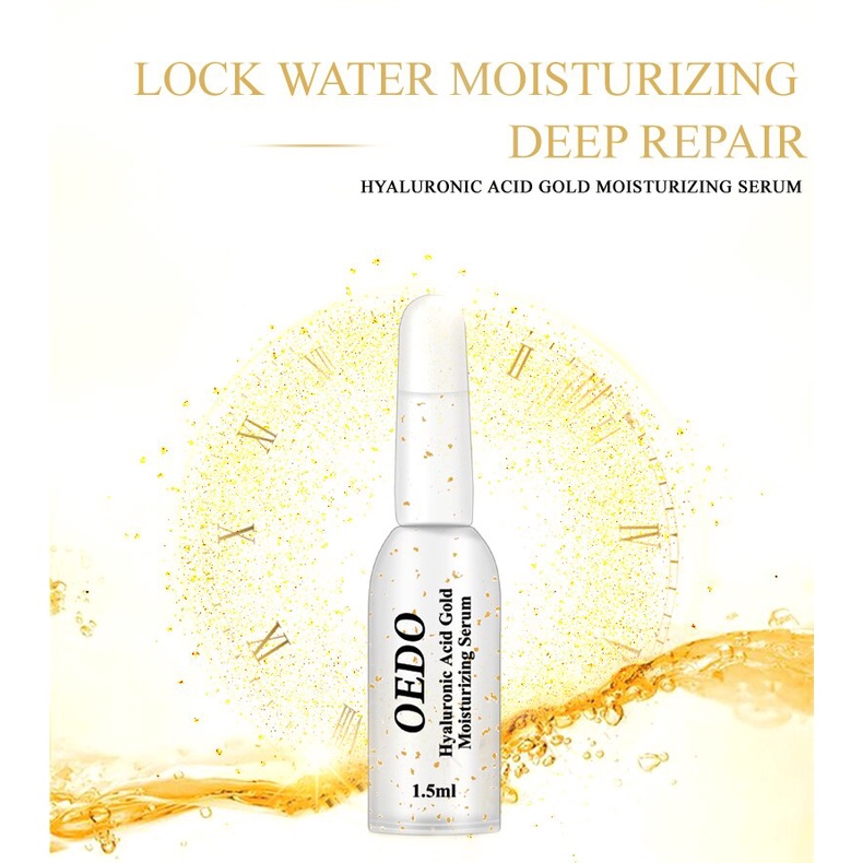 [5 PCS / Box] Oedo Hyaluronic Acid Serum Pelembab Wajah Kecilkan Pori-pori Penghilang Bintik Wajah