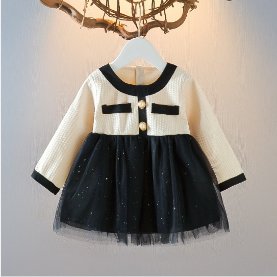 Dress anak IMPORT fashion baby korean style import anak perempuan DRESS TUTU ROK BLING 2 MUTIARA