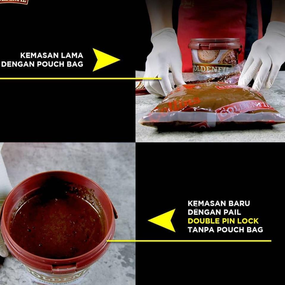 

[PROMO EPG72] Goldenfil Strawberry Jam 1kg - Selai Buah Strawberry 50% Serat Buah Terbaru