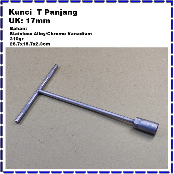 Kunci T 15mm/16mm/`7mm/19mm