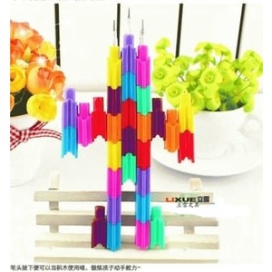 

Gaya Mainan Kreatif Pensil Susun 8 Tingkat Warna Warni - 100 Pcs - Murah Trendi