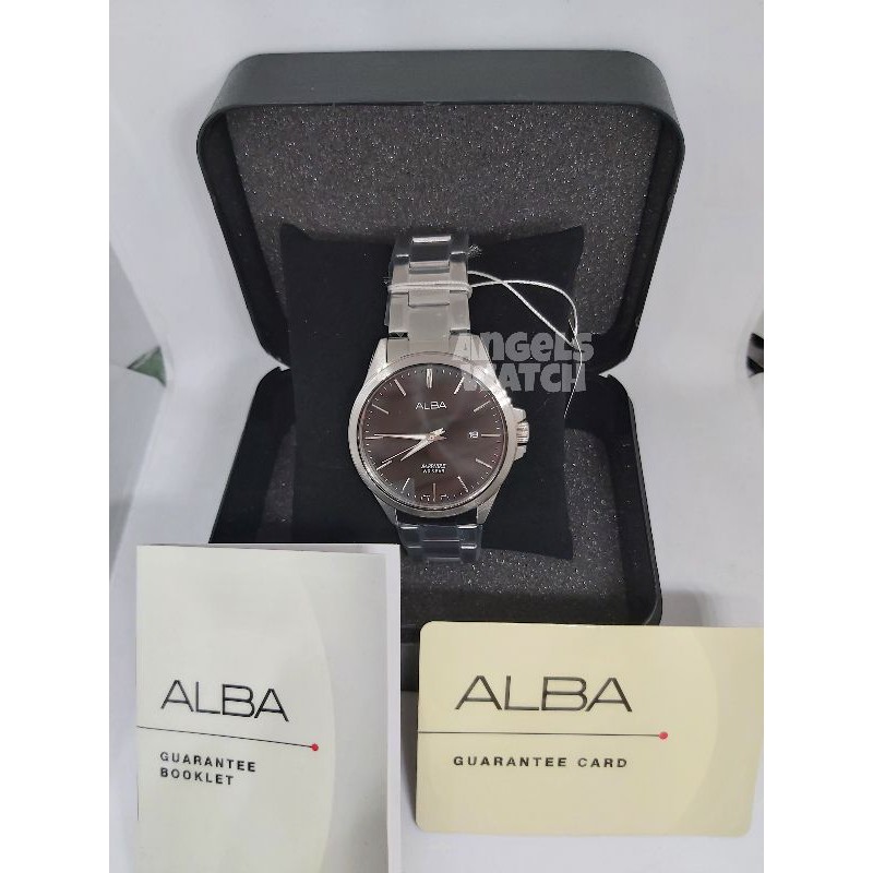 angelswatch jam tangan alba AS9J07X1 original jam tangan alba pria saphire chrystal