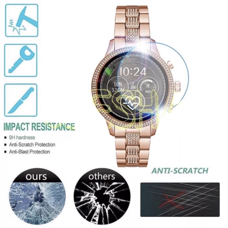 Anti Gores Kaca Tempered Glass Smartwatch MICHAEL KORS Sofie Gen 4
