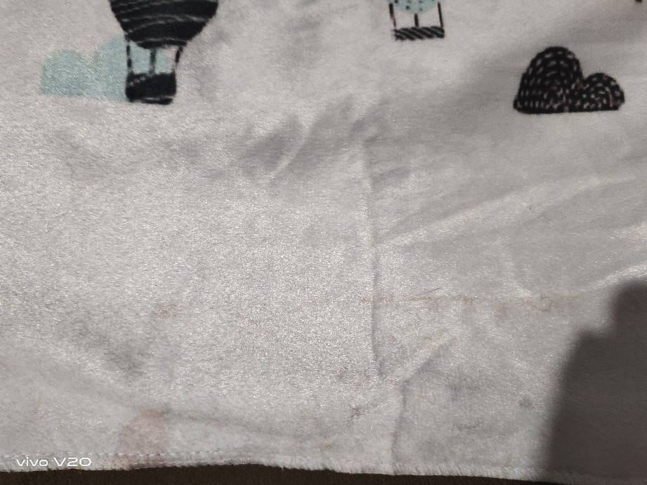 Selimut Custom Nama Anak Bahan Halus Dan Lembut Motif Balon Udara