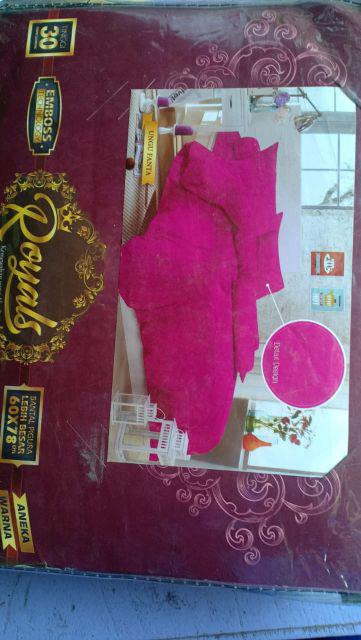 Rc Sprei Monalisa Royals Emboss Queen Uk. 160x200 T.30