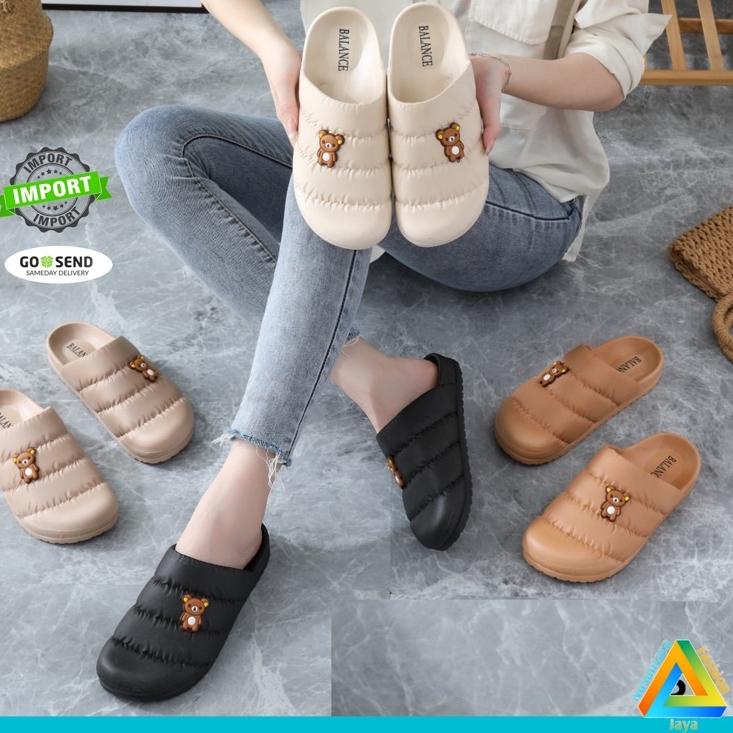 Model baru - Sandal Kokop Wanita CUTE - Sandal Bakpau Balance 1631 1