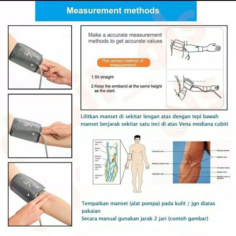 Alat Pengukur Tekanan Darah Blood Pressure Tensimeter Otomatis Dengan Suara Setara kualitas Omron