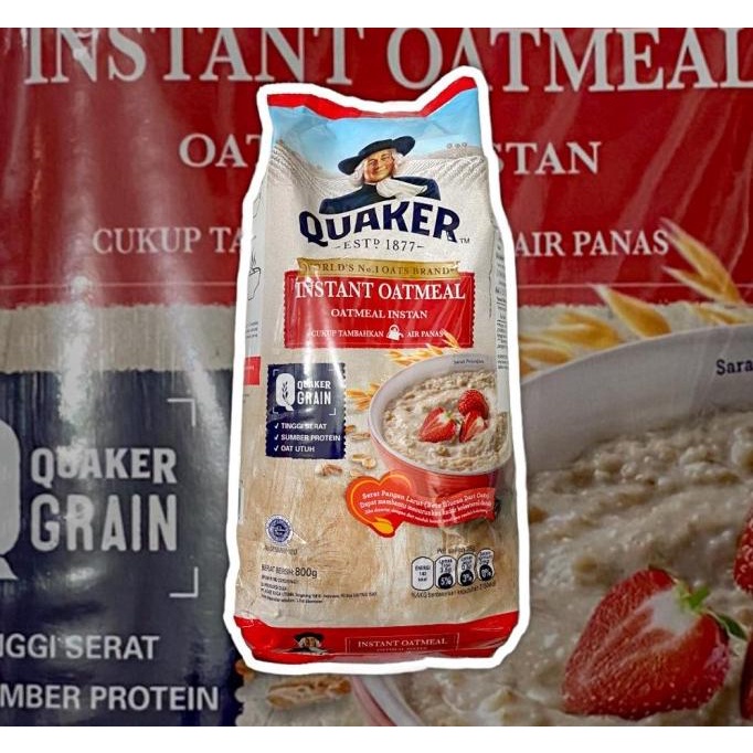 

Diskon Quacker Oat Meal Instant / Quacker Oatmeal Instant 800gr Diskon