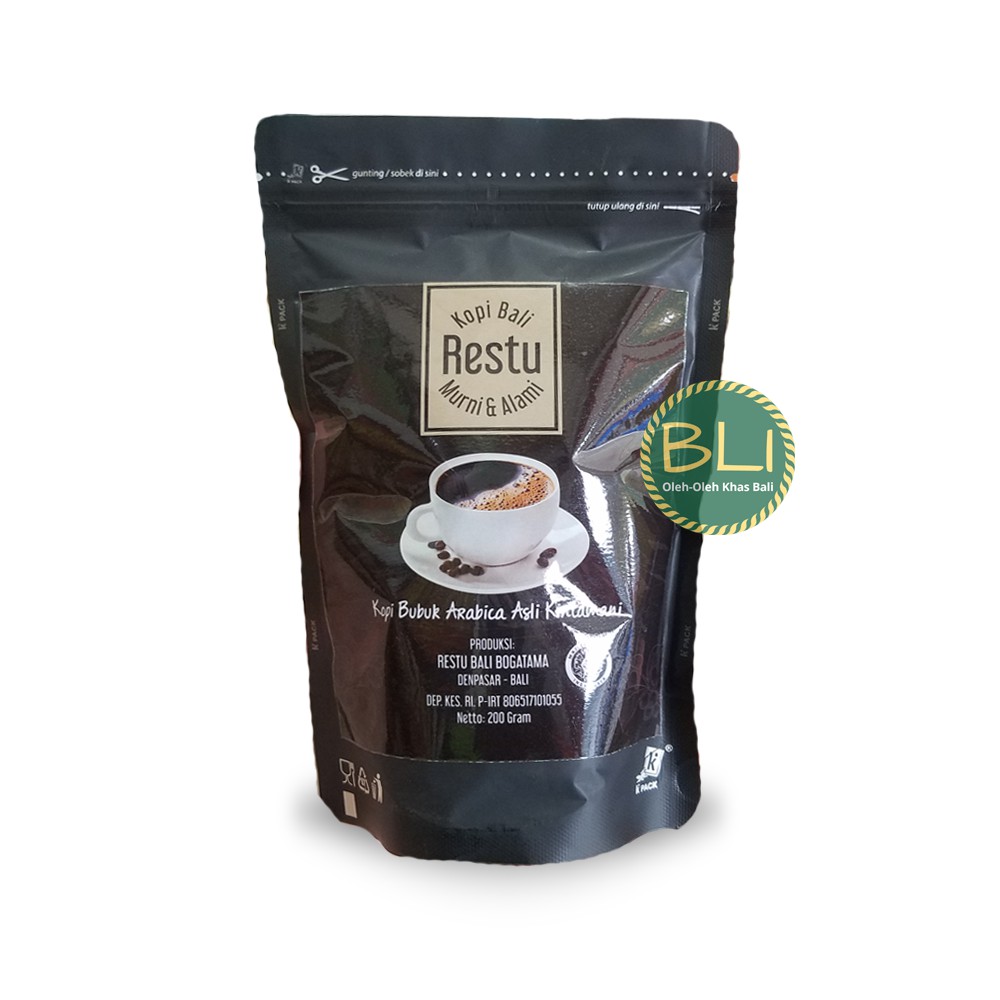 

Kopi Bali Kintamani RESTU Murni Alami Kemasan 200gr