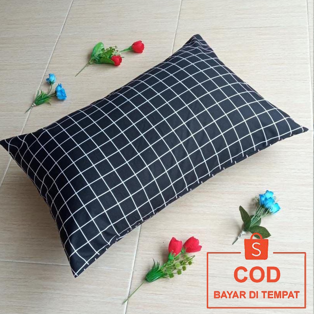 ✅COD Sarung Bantal Tidur 45x65cm Motif Polos Karakter Perlengkapan Dekorasi Kamar Tidur Aesthetic Modern Home Decor Rumah Minimalis Mewah Murah