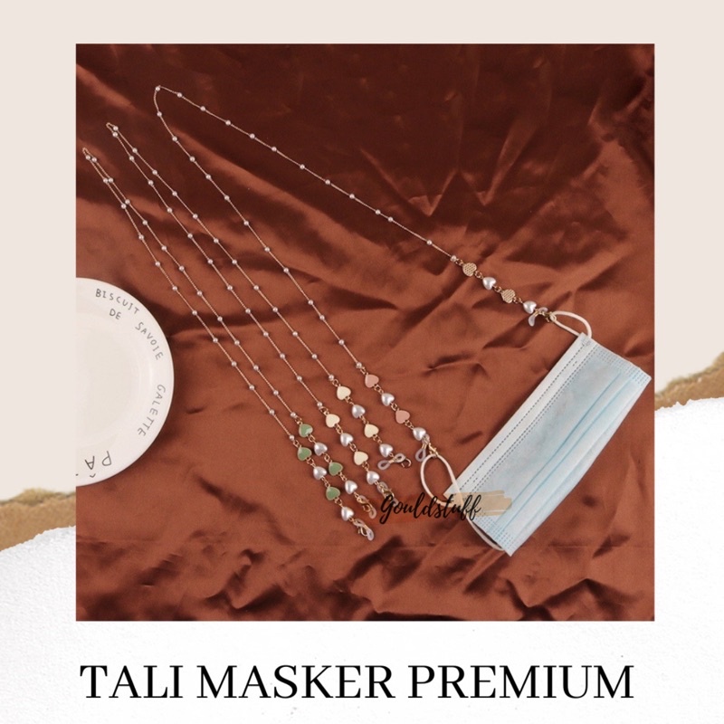 STRAP MASKER PREMIUM / TALI MASKER DEWASA / TALI MASKER ANAK / TALI MASKER WANITA KOREA PEARL / RANT