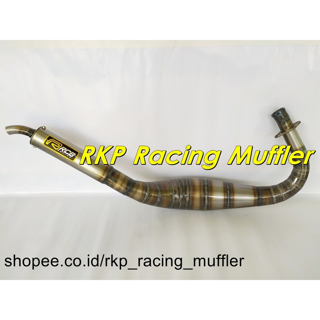 Knalpot motor RCB telo cobra plat for Yamaha RX-King / RX King