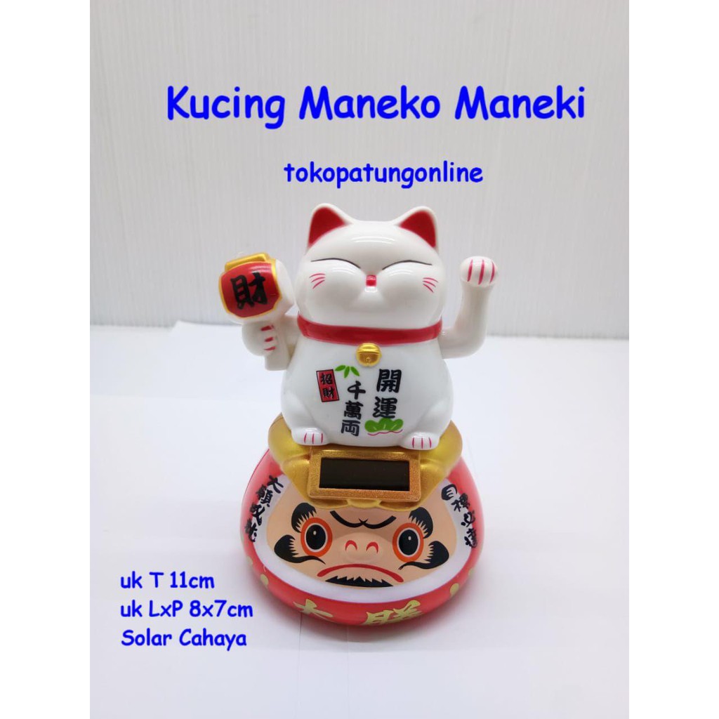 Kucing Hoki Lucky Cat Solar Mini