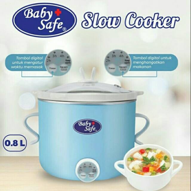 Baby Safe Slow Cooker 0,8L Digital 0,8 Liter LB007