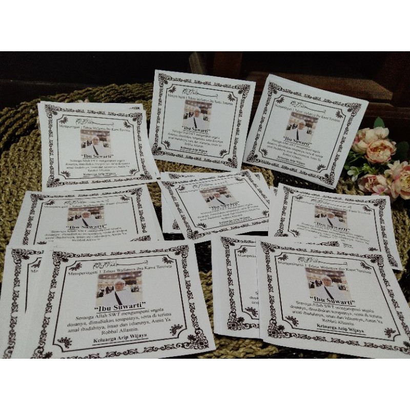 

TUTUP NASI MENGENANG WAFAT/100HARI/1000 HARI