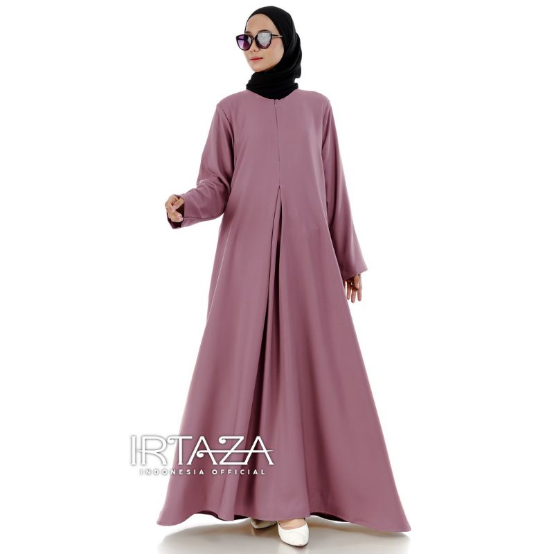 Gamis Abaya muslim polos twill shakila / abaya LD 120 cm / IRTAZA