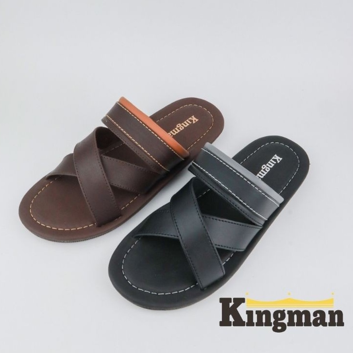 [CLEARANCE] Kingman Sandal Pria Istanbul Premium Stylish Original Sandal Kulit Pria Kualitas Premium Import