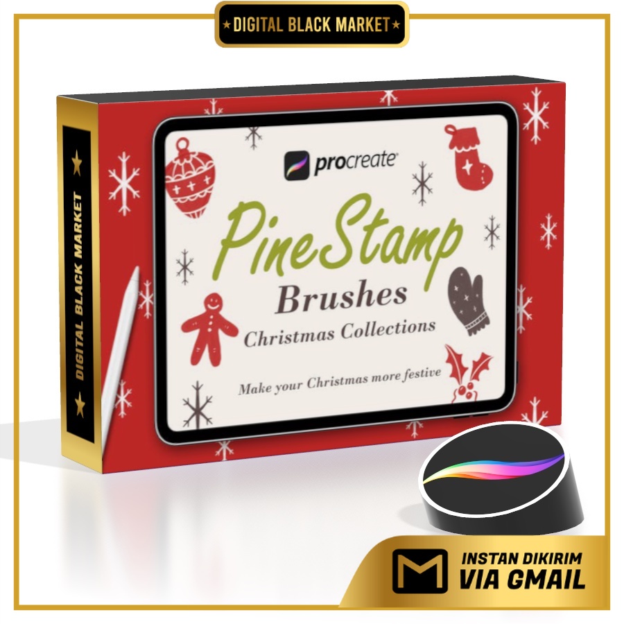 Pinestamp - Procreate Brush
