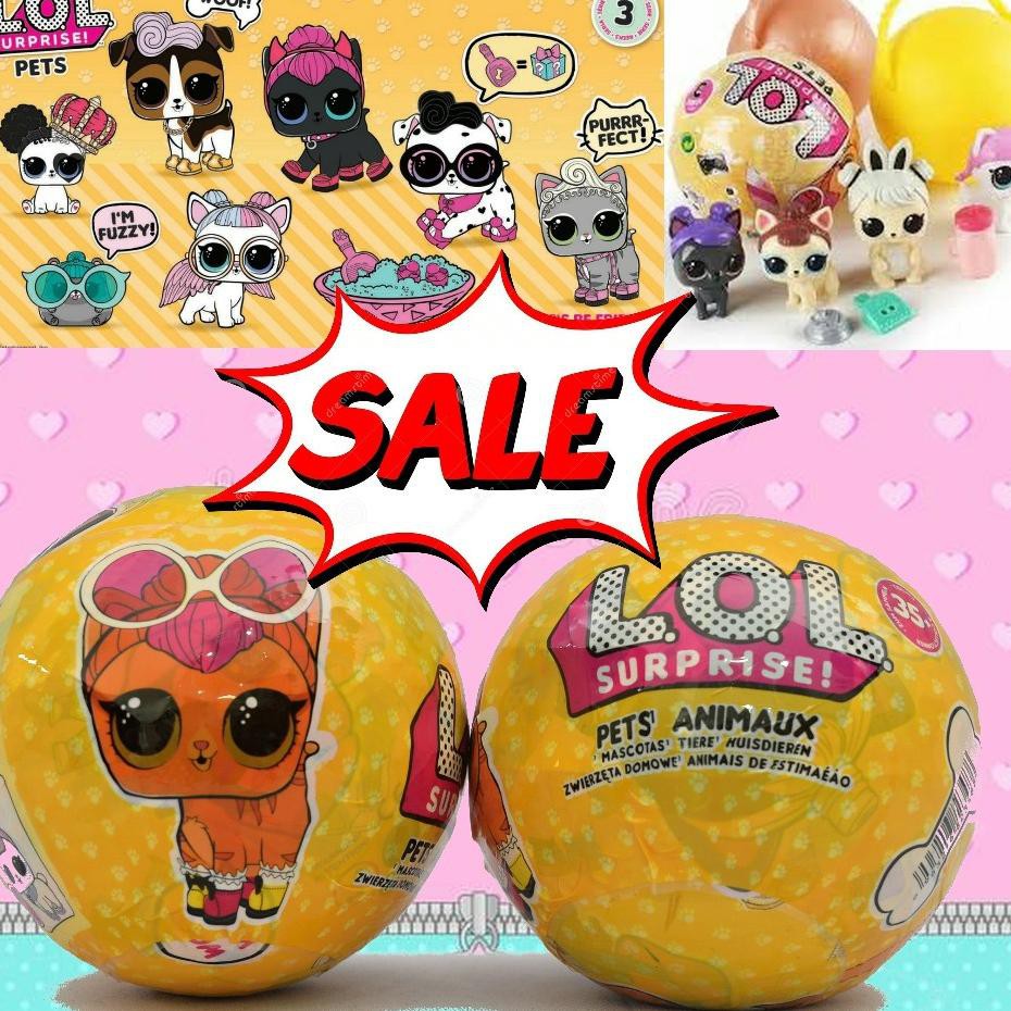 W V787 Obral Lol Surprise Pets Animaux Tiere Mainan Anak Perempuan Boneka Clearance Sale Shopee Indonesia