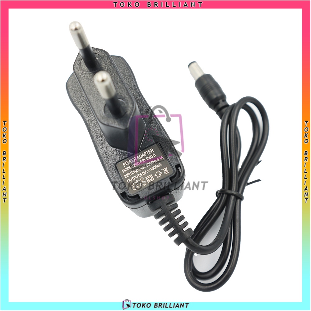 [ADAPTOR NORMAL] Adaptor 5V-1A untuk power tambahan USB HUB 5 VOLT - 1 AMPERE Normal