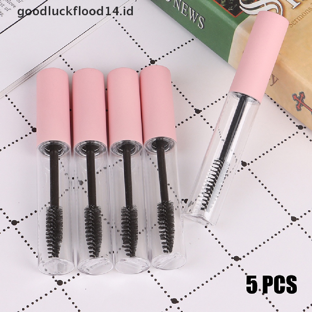 [OOID] 5Pcs 10ml Empty Mascara Container Bottle Tube Empty Cosmetic Oil Mini Clear ID