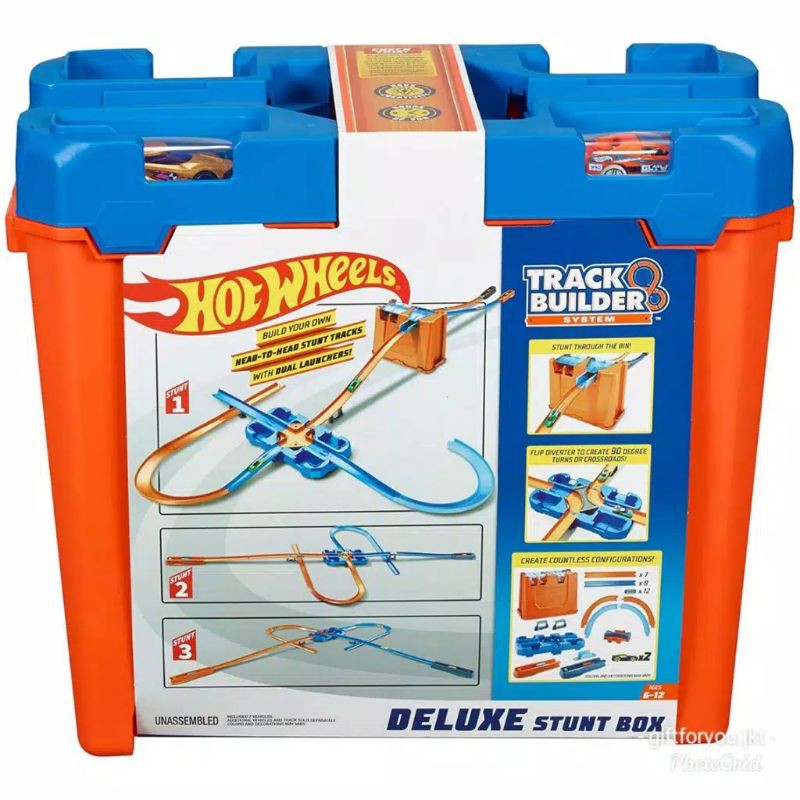 Jual HOT WHEELS Deluxe Stunt Box Track 