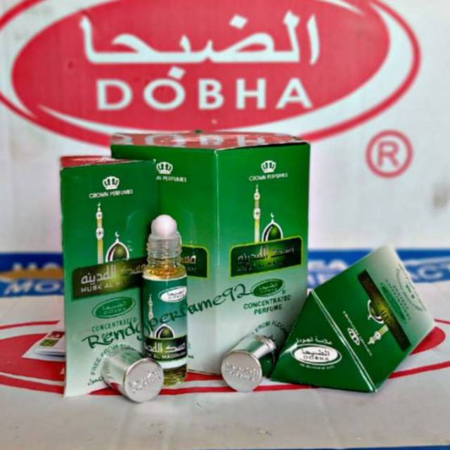 Parfum Arab DOBHA 6ml Roll On Non Alkohol Aroma MUSK AL MADINAH