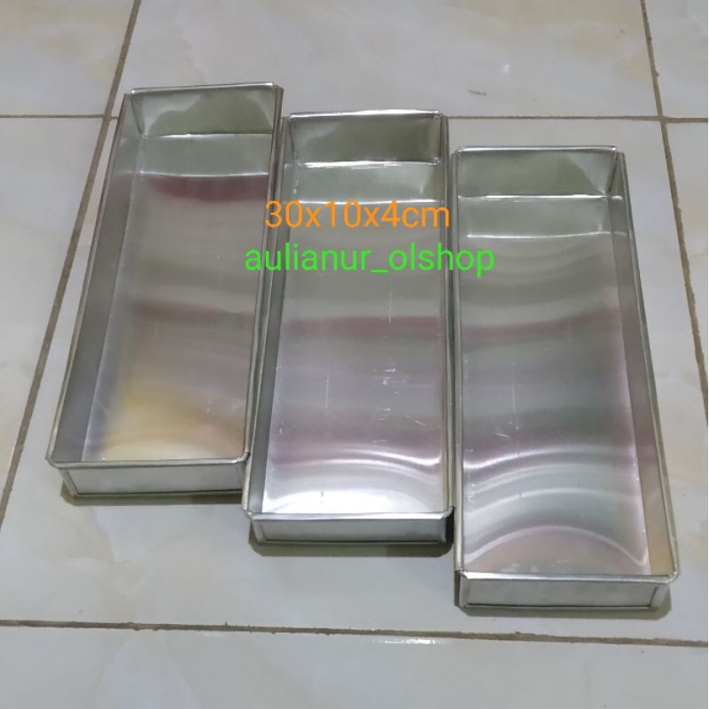 loyang kue 30x10 / loyang persegi 30x10 / loyang brownies 30x10