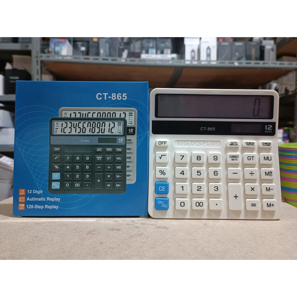 Kalkulator CITIZEN CT 865 calculator CT-865 kasir alat hitung menghitung