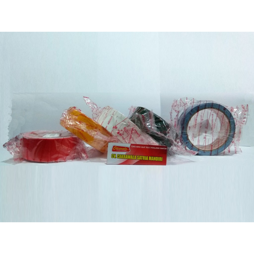 

BORNEO CLOTH TAPE/LAKBAN WARNA WARNI 36MM