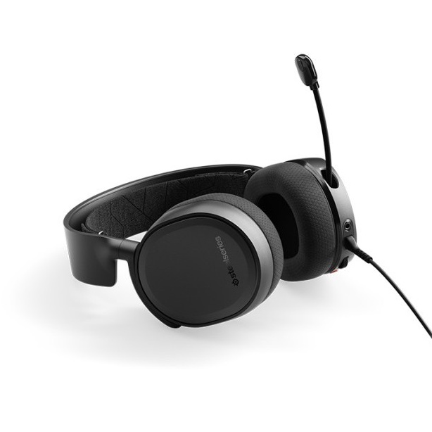 Headset Steelseries Arctis 3 Versi 2019 Gaming - DTS 7.1 - Black White