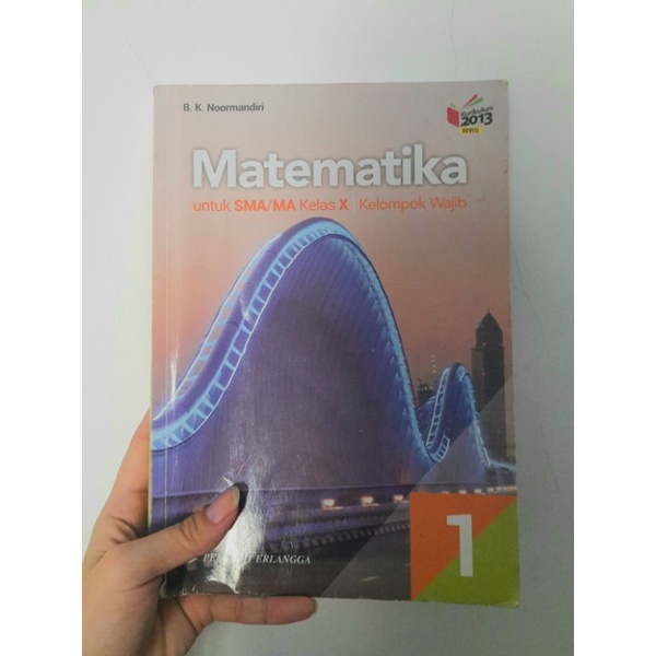 Jual Buku Matematika Kelas 10 Erlangga Oleh B. K. Noormandiri Kurikulum ...