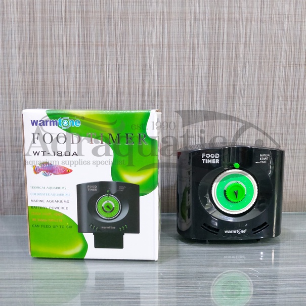 R3y WARMTONE WT-180A ALAT PEMBERI PAKAN PELLET PELET IKAN OTOMATIS MAKAN MAKANAN AUTO FEEDER FOOD