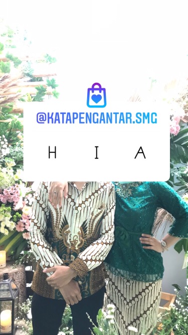 Batik Couple Brukat Tille Mutiara Motif Parang Selendang Nirmala Hijau Botol