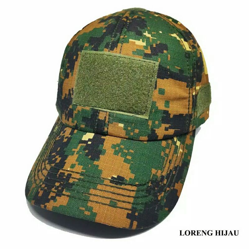 TOPI TAKTIKAL TOPI TACTICAL VELCRO TOPI KOMANDO TOPI TNI TOPI LORENG TOPI MILITER TOPI ABRI MURAH