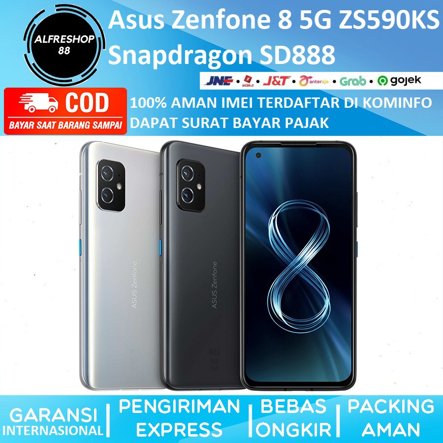 Jual Asus Zenfone 8 5G ZS590KS 8GB 128GB 256GB Snapdragon SD888 ...