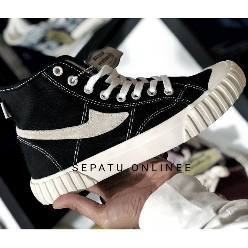 Sepatu Campuss Semesta Black White Low & High Original Not Compass-4