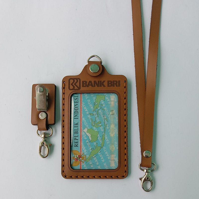 

Termurah card holder custom / id card kulit
