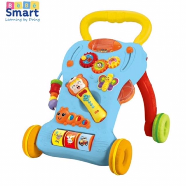 BEBE SMART SING ALONG WALKER + MICROPHONE 6M+ SNI Red / Blue / White / Pink - Activity