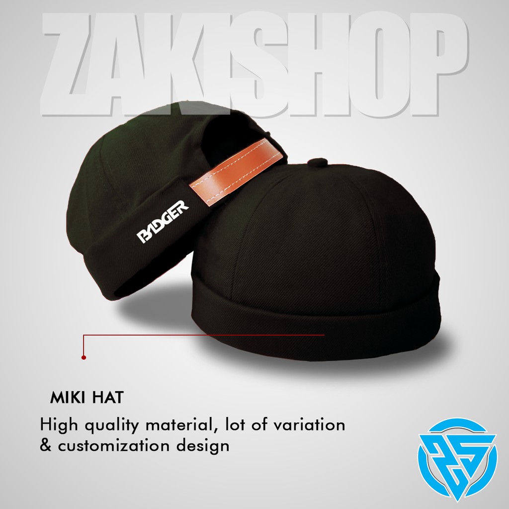 Miki Hat DEWASA Topi Peci Miki Hat BADGER