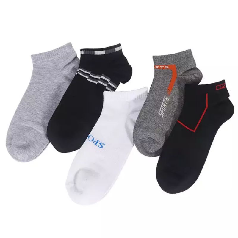 3 PASANG KAOS KAKI PENDEK SEMATAKAKI/MK SPORT MOTIF DEWASA PRIA/WANITA (RANDOM)