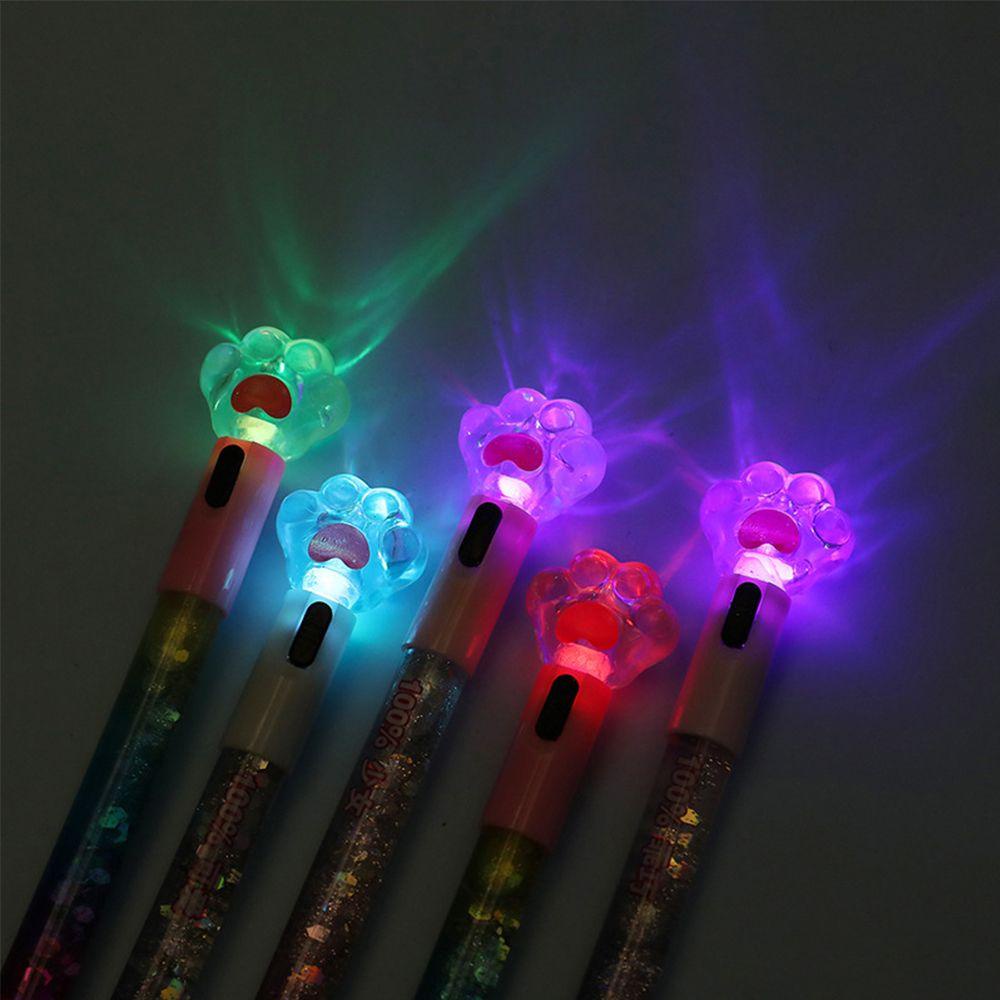 R-flower Gel Pen Cute Light Perlengkapan Kantor Siswa