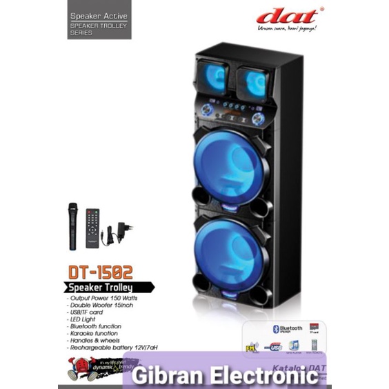 PROMO DAT SPEAKER PORTABEL DT 1502