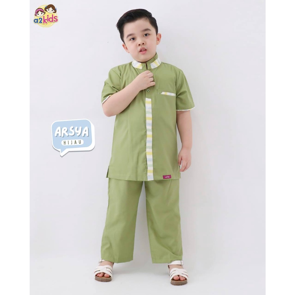 Couple koko ayah dan anak Arsya Sarimbit by A2Kids