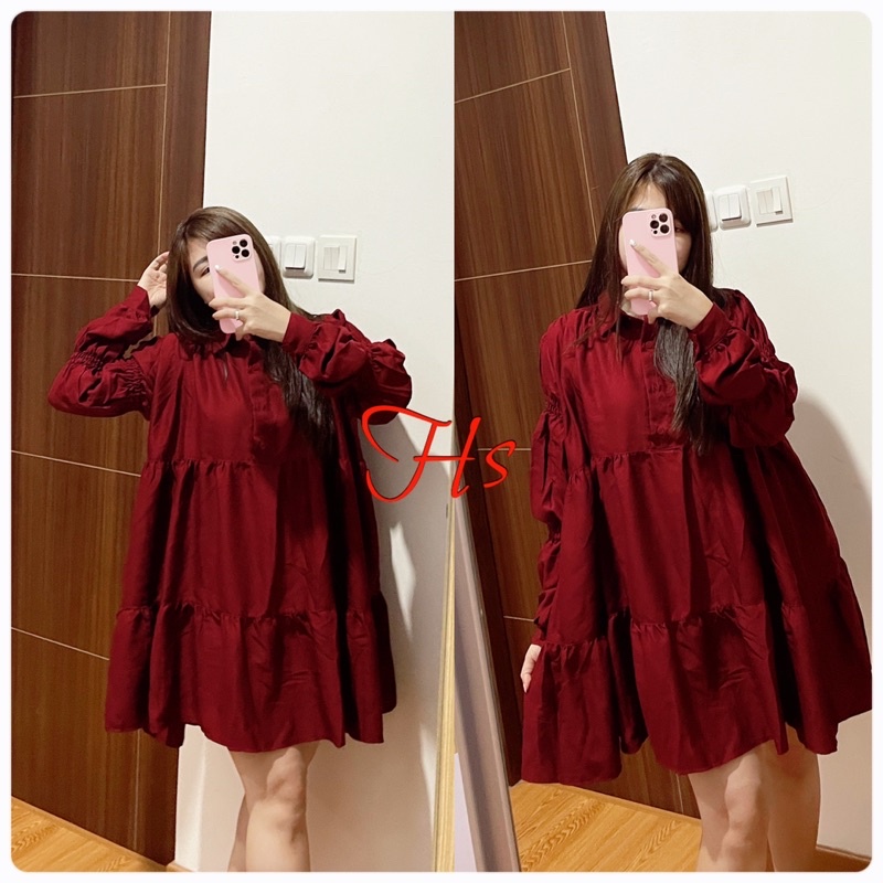 NEW DRESS EVELYN OVERSIZE/REALPICT By HS