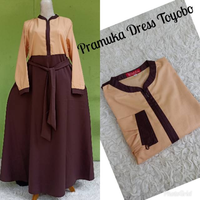 Seragam Pramuka Dress Toyobo Polos