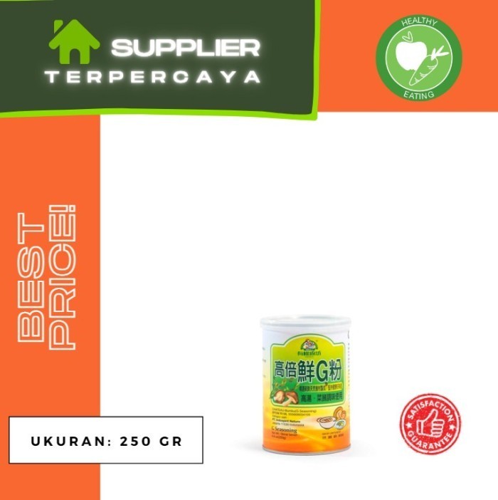 

Chateau Vegetarian G-Seasoning 250gr | Kaldu Rasa Jamur Vegan Penyedap