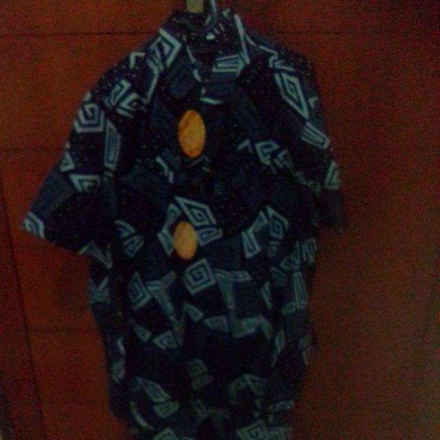 Couple Tunik Serut Mozaik Mono Batik Super Duper Keceh Buat Ngantor, Seragaman, Kondangan 😍